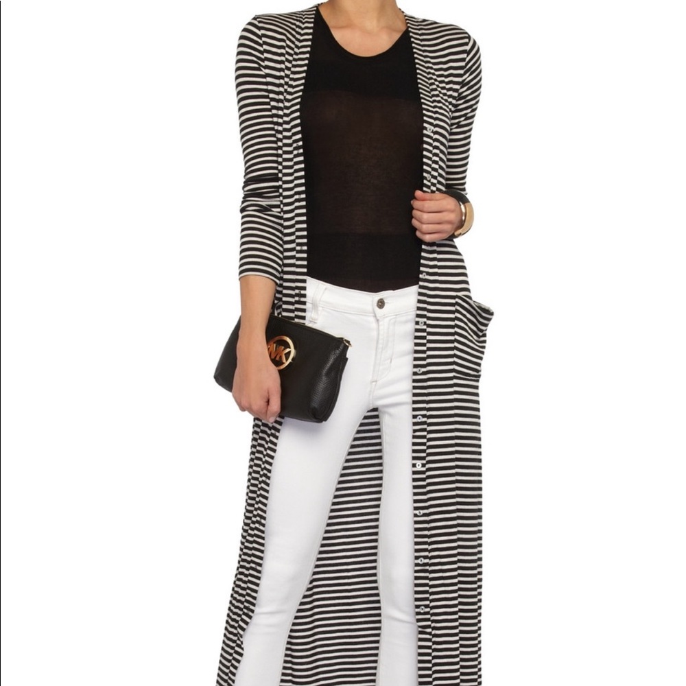 TART rib jersey max cardigan
